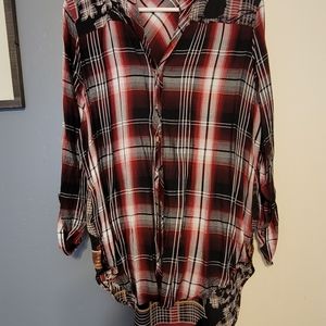Woman's Plaid Blouse